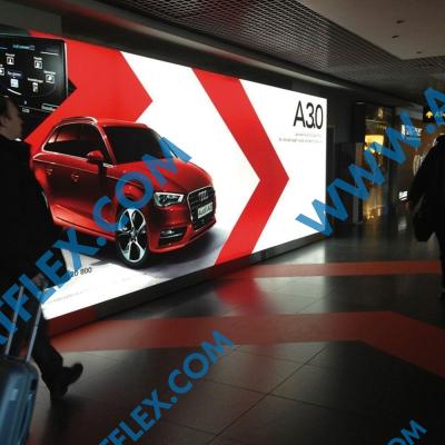 Coated PVC backlit banner